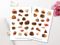 Preview: Chocolate Sticker Set